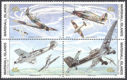 Marshall Islands Sc# 264a MNH 1990 Battle Of Britain Planes - Marshallinseln