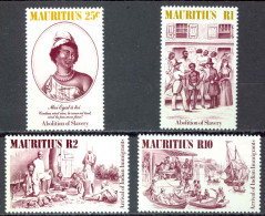 Mauritius Sc# 596-599 MNH 1984 Slave Sale - Maurice (1968-...)