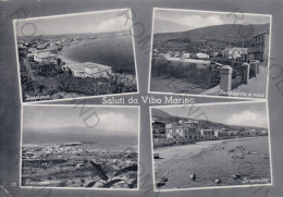 CARTOLINA  B5 VIBO MARINA,VIBO VALENTIA,CALABRIA-SALUTI DA VIBO MARINA-PANORAMA-LUNGOMARE-BELLA ITALIA,VIAGGIATA 1960 - Vibo Valentia