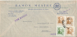 Spain Air Mail Cover Sent To Switzerland - Lettres & Documents