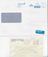 Lot De 10 Lettres Affranchies D'EMA _ Enveloppes Entières - Frankeermachines (EMA)