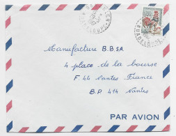 COQ DECARIS 30C LETTRE AVION C. PERLE BANANIER 29.5.1967 GUADELOUPE - 1962-1965 Haan Van Decaris