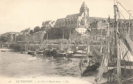 FRANCE - Le Tréport - Le Port à Marée Basse - Carte Postale Ancienne - Le Treport