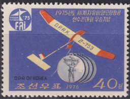 F-EX48277 KOREA MNH 1976 AERONAUTIC FAI GAMES IN BULGARIA.  - Andere (Lucht)