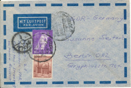 Egypt Air Mail Cover Sent To Germany 14-2-1959 - Luftpost