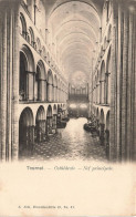 BELGIQUE - Tournai - Vue Générale De La Cathédrale - Nef Principale - Ancienne Carte Postale - Tournai