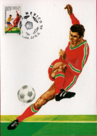 Carte Maximum - Football - Mexico Budapest -  - Championnat Du Monde De Football - 1986 - 1970 – Mexique