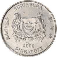 Monnaie, Singapour, 20 Cents, 2006 - Singapour