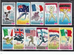 Jemen (Königreich) 1968**, Nationalflaggen, Kaktus / Yemen (Kingdom) 1968, MNH, National Flags, Cactus - Cactus