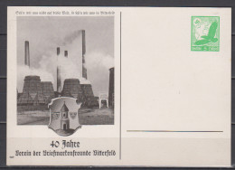 Dt.Reich Privatganzsache MiNo. PP 142D1 ** " 40 Jahre Verein Der Briefmarkenfreunde Bitterfeld" - Interi Postali Privati