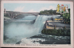 USA UNITED STATES NIAGARA FALLS GOAT ISLAND CARILLON TOWER NEW YORK CARD CARTE POSTALE POSTKARTE POSTCARD ANSICHTSKARTE - Syracuse