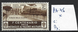 ITALIE PA 76 * Côte 10 € - Airmail