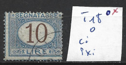 ITALIE TAXE 18 Oblitéré Côte 30 € - Portomarken