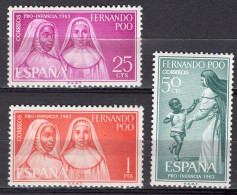 T0476 - COLONIES ESPANOLES FERNANDO POO Yv N°207/09 ** ENFANCE - Fernando Po