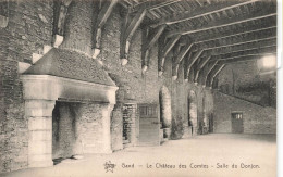 BELGIQUE - Gand - Le Château Des Comptes - Vue Générale De La Salle Du Donjon - Ancienne Carte Postale - Gent