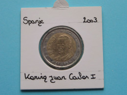 2003 - 2 Euro > Koning Juan Carlos I ( Zie / Voir / See > DETAIL > SCANS ) Espana / Spain ! - España