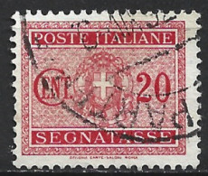 ITALIE TAXE 30 Oblitéré Côte 0.40 € - Postage Due