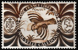 Timbre-poste Gommé Neuf** - Série De Londres Cagou - N° 230 (Yvert) - Nouvelle-Calédonie Et Dépendances 1942 - Nuovi