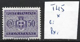 ITALIE TAXE 45 * Côte 0.15 € - Taxe