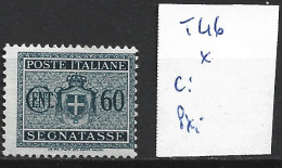 ITALIE TAXE 46 * Côte 0.15 € - Taxe