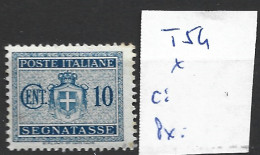 ITALIE TAXE 54 * Côte 0.30 € - Taxe