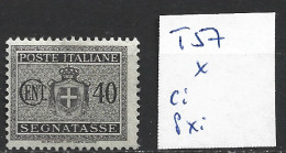 ITALIE TAXE 57 * Côte 0.30 € - Taxe