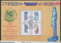 Vatikanstadt Block11 (kompl.Ausgabe) Gestempelt 1989 Ägyptisches Museum (10312873 - Usati