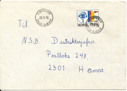 Norway Cover Kopperud 23-3-1976 Single Franked - Lettres & Documents