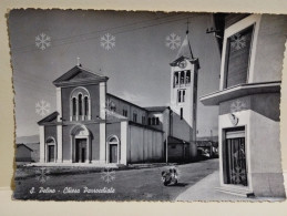 Italy Italia Abruzzo SAN PELINO (Avezzano) Chiesa Parrocchiale. Vespa Moto.  FG - Avezzano