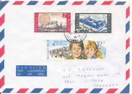 Belgium Air Mail Cover Very Good Stamped Sent To Denmark 1991 - Other & Unclassified