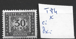 ITALIE TAXE 84 * Côte 0.30 € - Portomarken