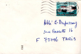 BELGIQUE SEUL SUR LETTRE POUR LA FRANCE 1983 - Storia Postale