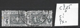 ITALIE COLIS POSTAUX 15 Oblitéré Côte 15 € - Paketmarken