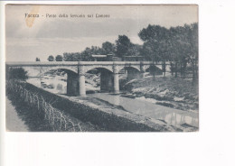 FAENZA PONTE FERROVIARIO SUL LAMONE CON TRENO - Faenza