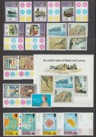 TRISTAN DA CUNHA - 1980 - ANNEE COMPLETE YVERT N° 267/284 ** MNH + BLOC N°10 - Tristan Da Cunha