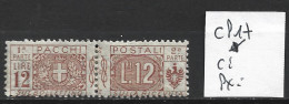 ITALIE COLIS POSTAUX 17 * Côte 150 € - Paketmarken