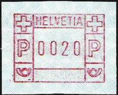 Schweiz Suisse FRAMA 1981: Zumstein 6 Michel 3.3 Von 1981 ** MNH (SBK = CHF 3.00)) - Máquinas De Franquear