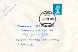 GB SEUL SUR LETTRE FDC POUR LA FRANCE 1974 - Covers & Documents