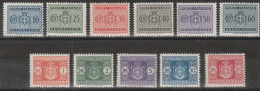 181  Luogotenenza  1945 - Segnatasse Con Nuovo Stemma N. 86/96. Cat. € 250,00. MNH - Nuovi