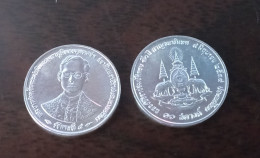 Thailand Coin 10 Satang 1996 Golden Jubilee 50th Anniversary - Reign Of King Rama IX Y344 - Thailand