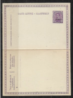 Carte Lettre N° 22b, Percée En Lignes Sortantes. - Cartes-lettres