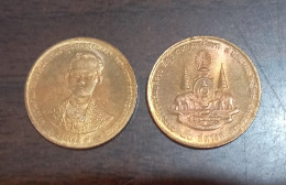 Thailand Coin 50 Satang 1996 Golden Jubilee 50th Anniversary - Reign Of King Rama IX Y329 - Tailandia