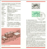 (alm)  Belgique  Doc Pos UPU 1970 Obl  Pepinster - Post Office Leaflets