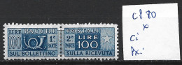 ITALIE COLIS POSTAUX 80 * Côte 0.30 € - Paketmarken