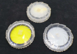 Hoya Trois Filtres: UV, Yellow Et CS (Cross Screen) Monture 55mm - Lentilles