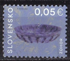 Slowakei Marke Von 2021 O/used (A4-10) - Oblitérés