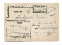 GERMANY DEUTSCHLAND ITALY ITALIA POW SAGAN POLAND LAGER KRIEGSGEFANGENEN PRIGIONIERI DI GUERRA CENSORED CENSURE GEPRÜFT - Correos De Prisioneros De Guerra