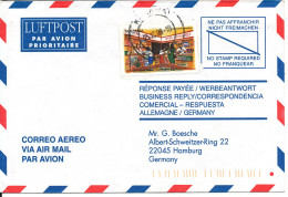 Tanzania Air Mail Cover Sent To Germany 5-10-1999 Single Franked - Tanzanie (1964-...)