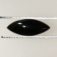 Opale Noire Traitée D'Ethiopie - Cabochon Marquise 1.66 Carat - 16.5 X 6.5 X 3.7 Mm - Ópalo
