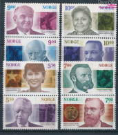 Norwegen 1401-1408 Paare (kompl.Ausg.) Postfrisch 2001 Friedensnobelpreis (10301395 - Unused Stamps